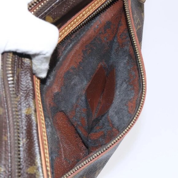 LOUIS VUITTON Monogram Marly Dragonne GM Clutch Bag LV Auth - Picture 14 of 16